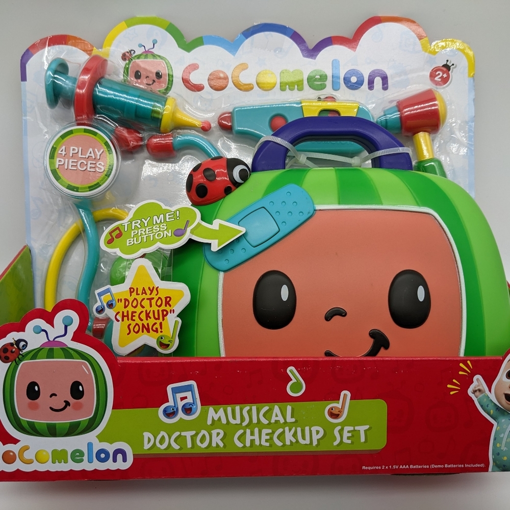 SOLD OUT! Cocomelon Musical Doctor Checkup Set NIB